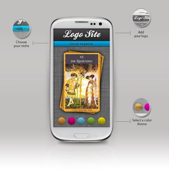 Mobile commerce website with your logo